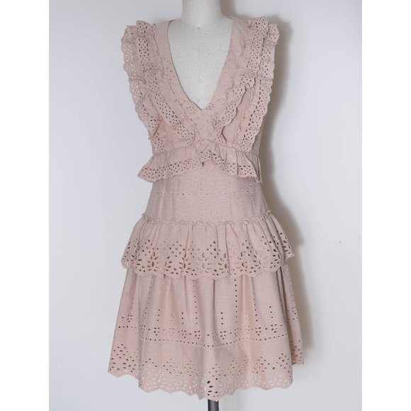 BCBGMAXZARIA Flax Eyelet Dress - Picture 7 of 8